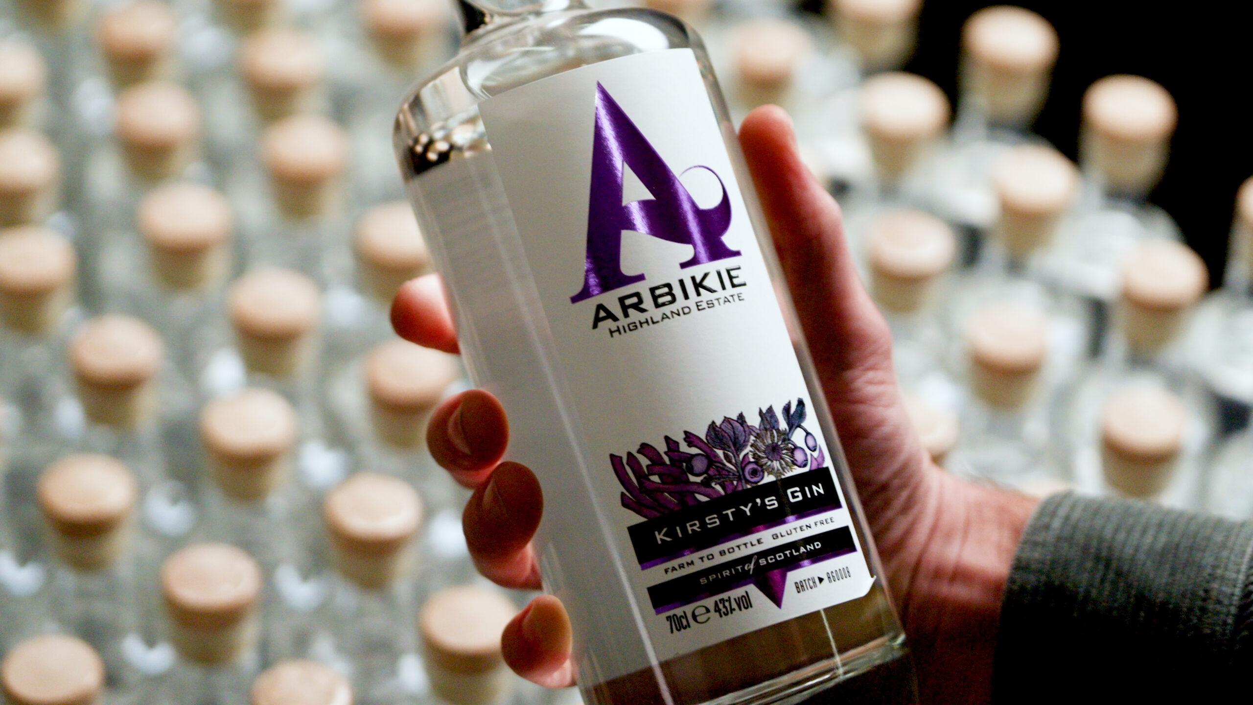 Bottle of Arbike gin